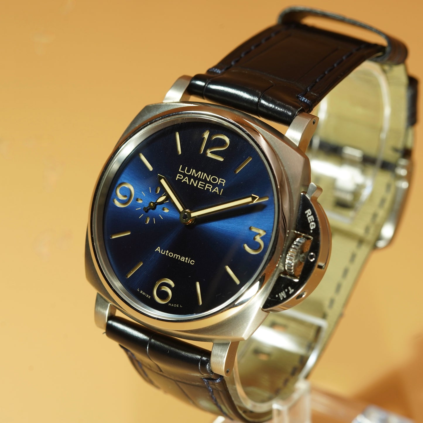 Panerai Luminor Due Titanium Mens 2 Straps PAM00729