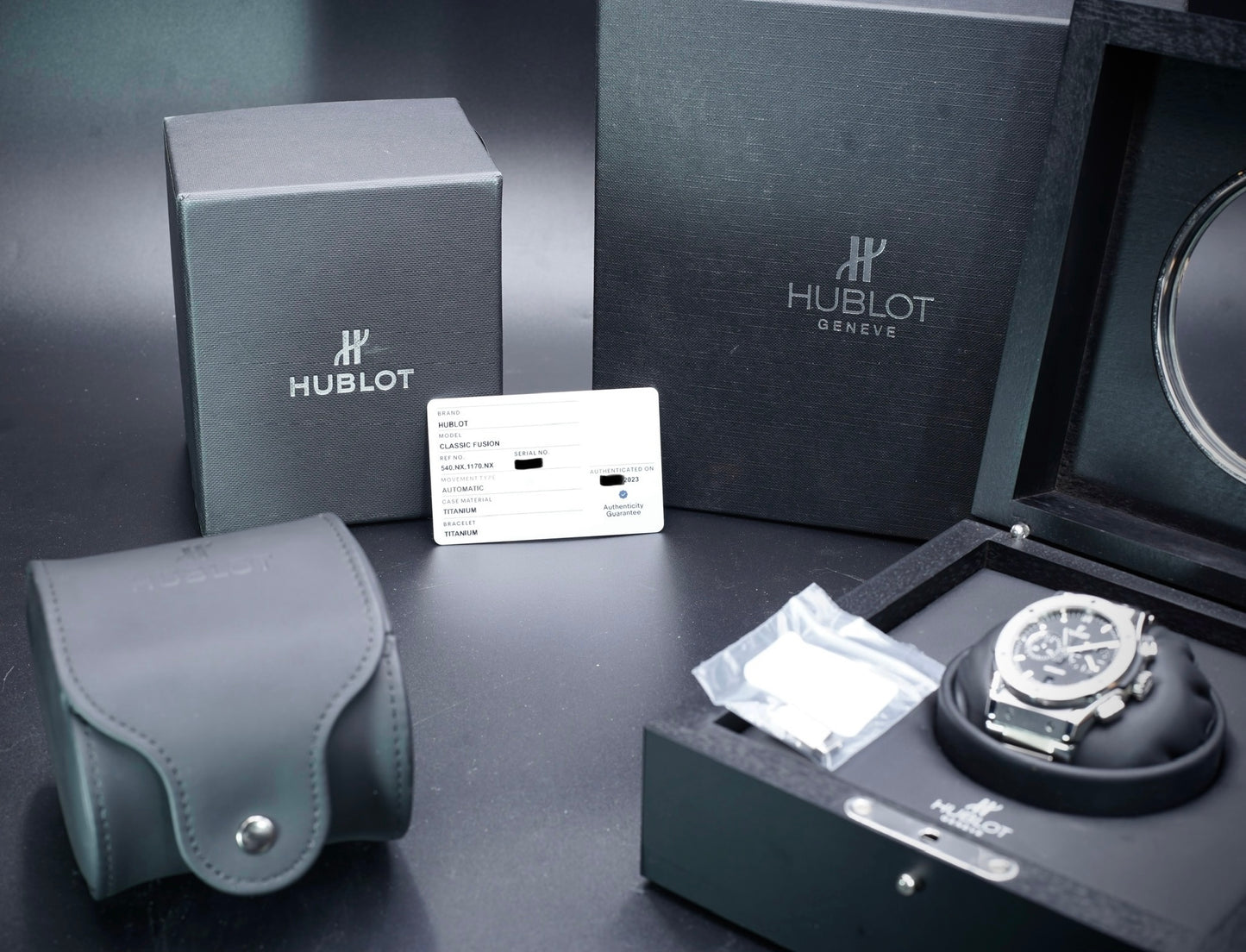 Hublot Classic Fusion Chronograph Titanium 42mm Men's Watch 540.NX.1170.NX