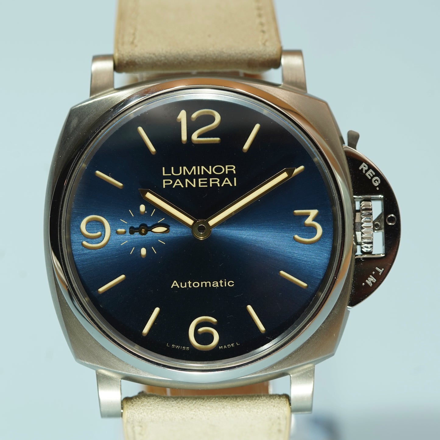 Panerai Luminor Due Titanium Mens 2 Straps PAM00729