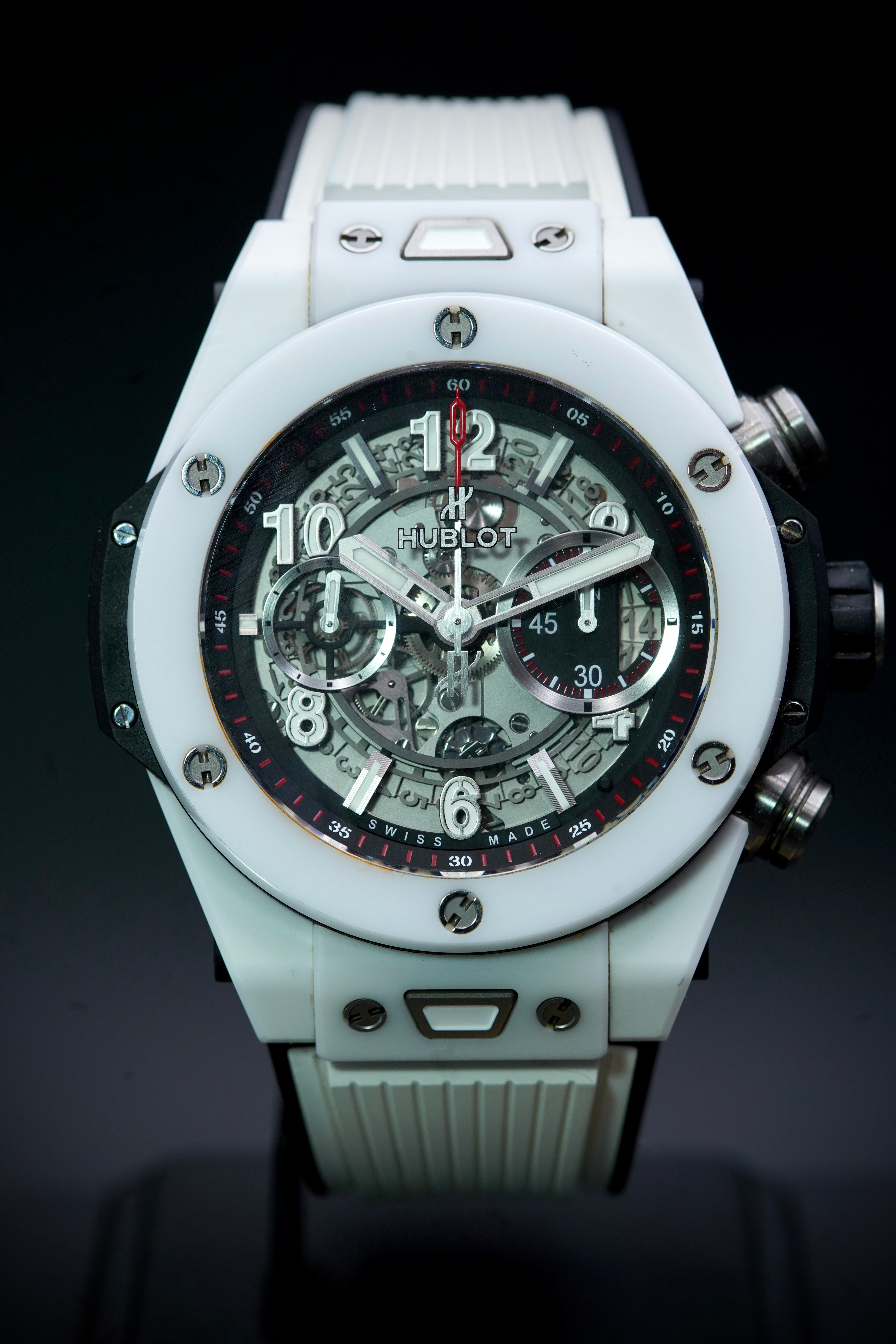 Hublot ceramic white hot sale