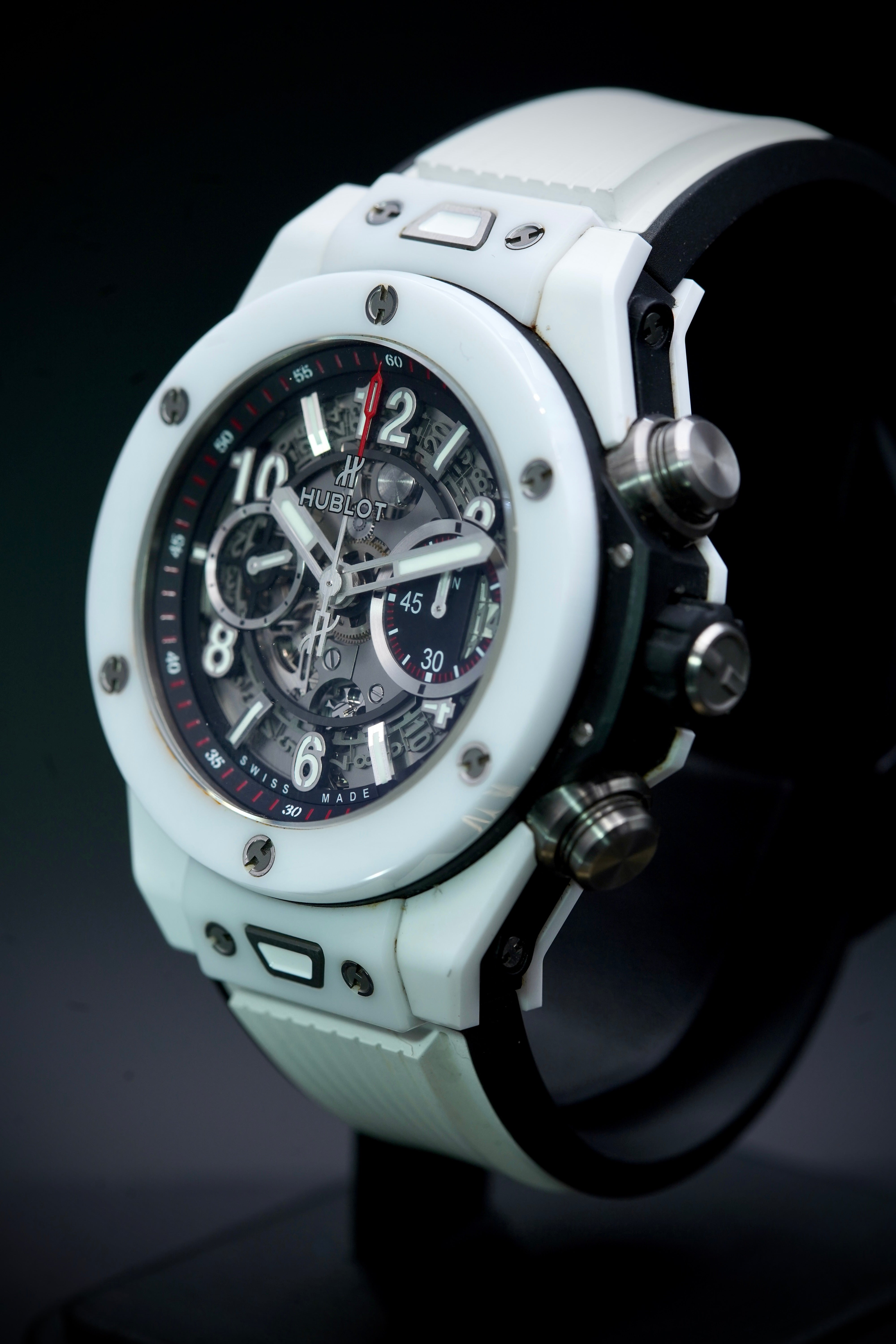 Hublot Big Bang Unico White Ceramic 45mm 411.HX.1170.RX Deluxe