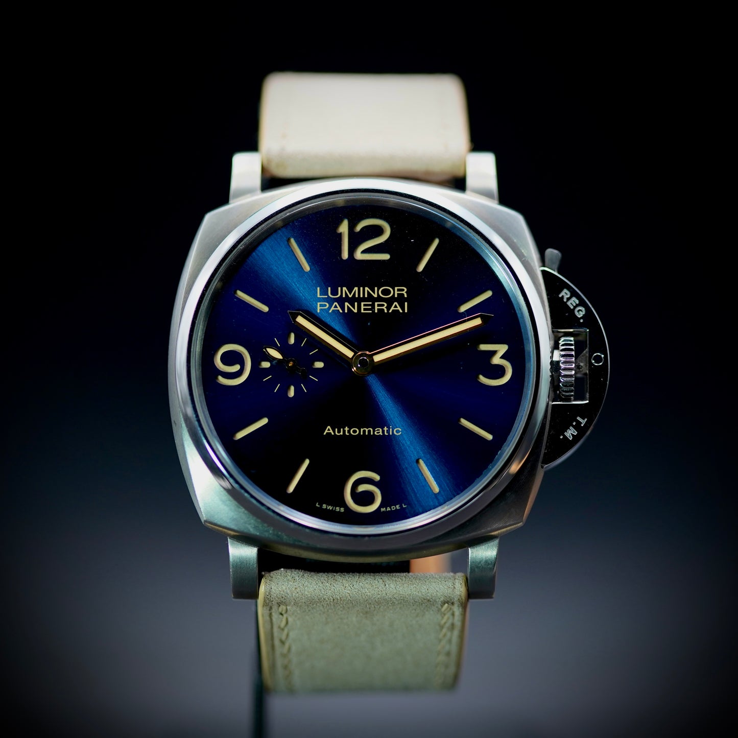 Panerai Luminor Due Titanium Mens 2 Straps PAM00729